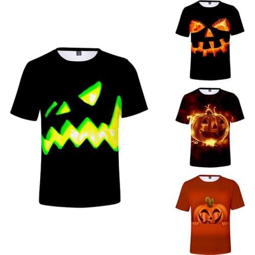 3d T Shirts Halloween Costume Print Summer Fashion Hip Hop Men Women T-shirt Short Sleeve 3D T-shirts Tee Shirt Sweatshirts Tops