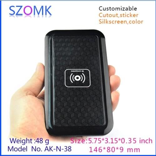 Pretty hot selling plastic wireless charger boxes (4 pcs) 146*80*9mm szomk 2015 new charger enclosure, portable junction boxes