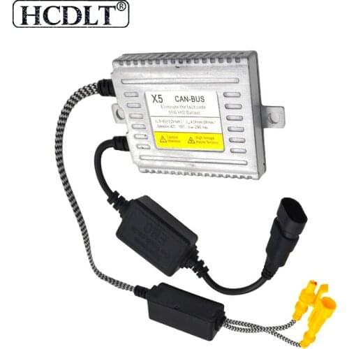 HCDLT 20PCS/Lot 55W Ultra Canbus Xenon Ballast AC DLT X5 Error Free Car Headlight EMC Ballast Reactor Car Light Accessories