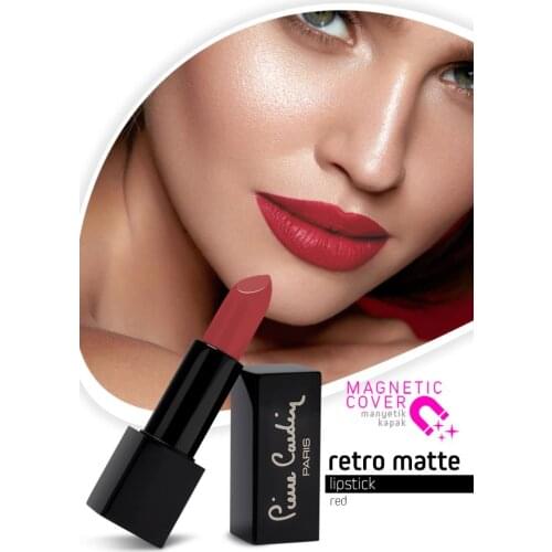 Cosmetic Lip Makeup Retro Matte Lipstick Red Lip Gloss Waterproof Lips Velvet Volume Moisturizer Silky Beauty
