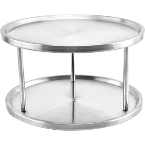 2 Tier Kitchen Spice Rack Storage Organizer Sauce Seasoning Jars Bottle Rack Countertop Shelf Standing Display Rack Kitchen Tool