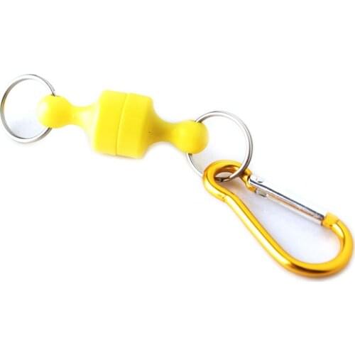 Magnet Buckle Magnetic Suction fast ABS Body Release Lanyard Portable Outdoor Carabiner 11cm 1.7kg Fishing accessories Tackle