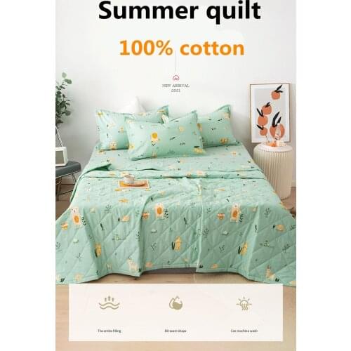 Machine Washable Air Conditioner Pure Cotton Summer Ultra-thin Space Quilt By Summer Cool Quilt Core Through All Seasons