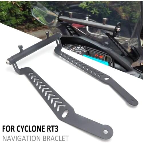 Expansion Stand Multifunction Crossbar Motorcycle Phone GPS Mount Navigation Bracket USB Wireless Charging FOR CYCLONE RT3 RT 3