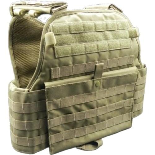 Outdoor Sports Tactical Multifunctional MOLLE Tactical Vest 1000D Shallow Khaki