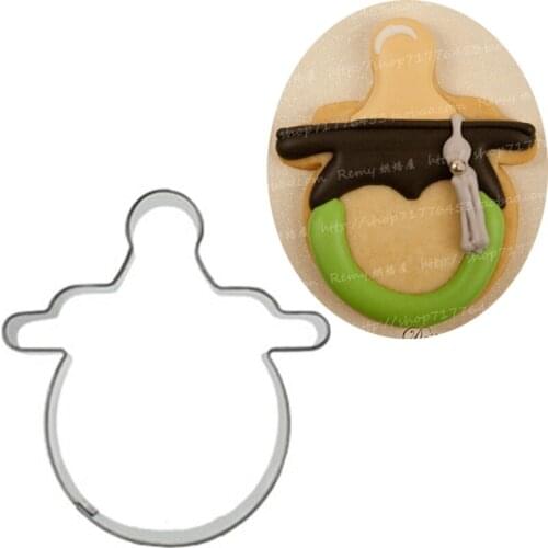 1pcs Newborn Baby Nipple Cookware reposteria Stainless Steel Cookie Cutter Fondant Cake Decor Tools Biscuit Mould Pastry Shop