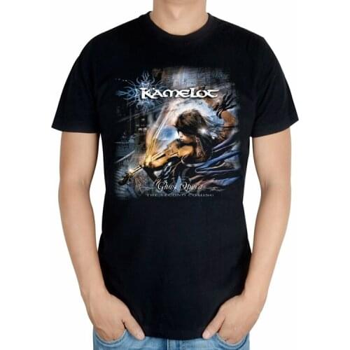 14 designs Harajuku Kamelot Rock Brand shirt MMA fitness Hardrock heavy Metal 100%Cotton hipster camiseta skateboard