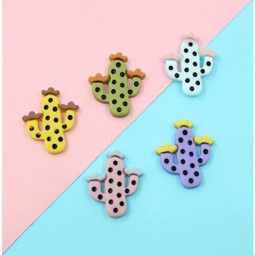 20pcs DIY Resin Flatback Kawaiii Cabochon Dinosaur Duck Cactus Scrapooking Cute Headwear Phone Shell Accessories Embellishments