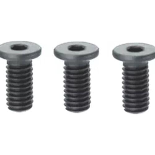 4Pcs M3 Carbon Steel Super Short head inner hexagon bolt hex Screw black Length 4mm-30mm