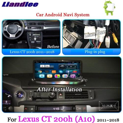 Car Android Multimedia System For Lexus CT 200h A10 2011-2018 Radio Stereo Carplay TV GPS Wifi Navigation