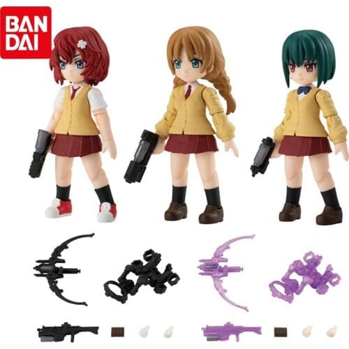 Bandai Genuine Gashapon Toys Anime AQUA SHOOTERS Doll 05 Water Gun Girl Cute Action Figure Assembly Model Gacha Toys