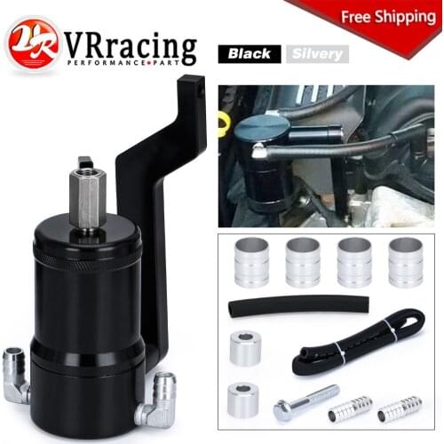 Free Shipping Aluminum Oil Catch Can Tank With Baffle Plate For Dodge Ram 1500 2500 3500 5.7L 6.4L HEMI 2009-2019 VR-OTK02