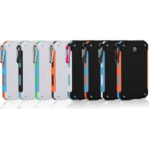 Big-Capacity 22.2Wh/3.7V 6000mAH USB 10W Super Fast Charging Li-Polymer Batteries For Outdoors Solar Energy Cellphone Power Bank