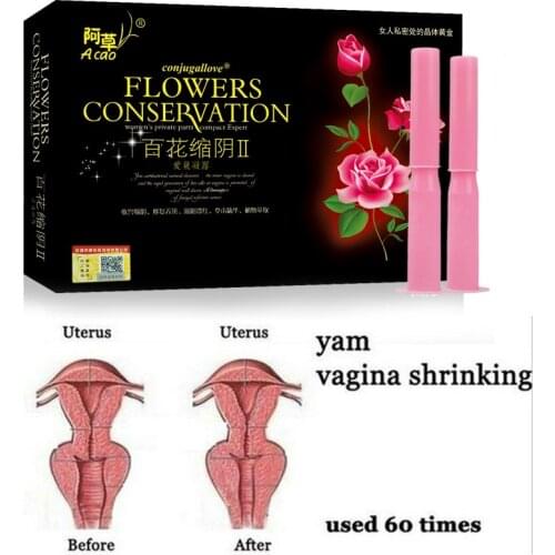 1 pc 2019 Health Tighten Vagina Muscle Reduction Yam Shrink Narrowing Flexible Clean Female Intimate Hygiene