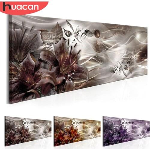 HUACAN DIY Diamond Painting Full Drill Flowers Mosaic New Arrival Embroidery Sale Home Decor Diamond Art