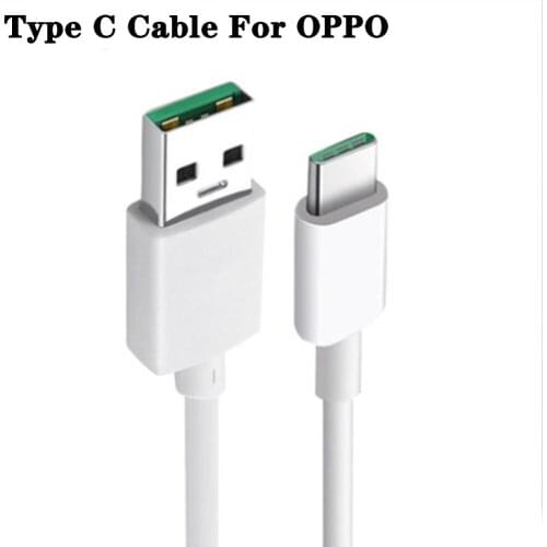 5A USB Type C Cable For OPPO Reno 2 3 Pro K5 K3 Find X A11 R17 VOOC Flash Charger Cable Super Flash Charging Type C Charger Wire