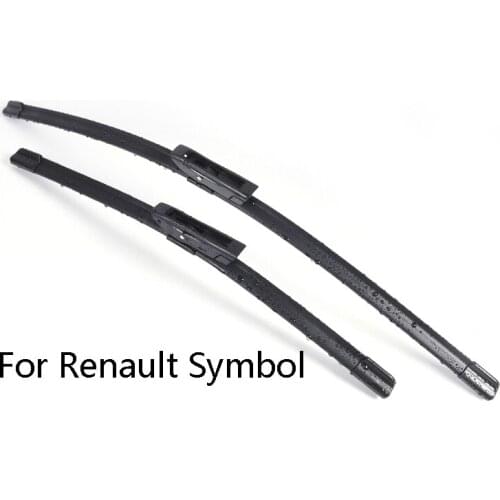 Car Windshield Wiper Blades For Renault Symbol from 2009 2010 2011 2012 Car Windscreen wiper Rubber