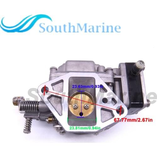 Boat Motor 6B4-14301-00 Carburetor Carb Assy for Yamaha Outboard Engine 9.9HP 15HP 15D E15DMH-S