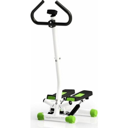 Multi-Function Stepper Workout Machine with Handlebar and LED Monitor, Whole Body Cardio Workout Training Fitness Stair Stepper