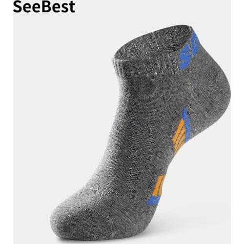 SeeBest Men Sports Socks Riding Cycling Basketball Running Sport Sock Summer Hiking Tennis Ski Man Women Bike Bicycle Slip 4pair