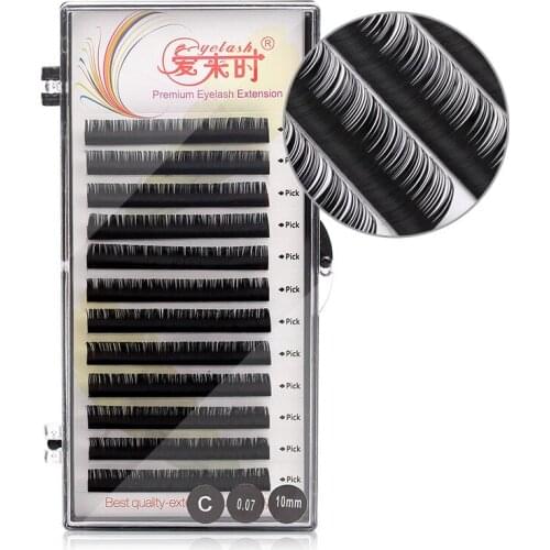 Eyelashes Extension Premium Handmade Lashes Make Up Individual Silk Volume Eyelash Extensions Lash Natural Soft False Mink Lash