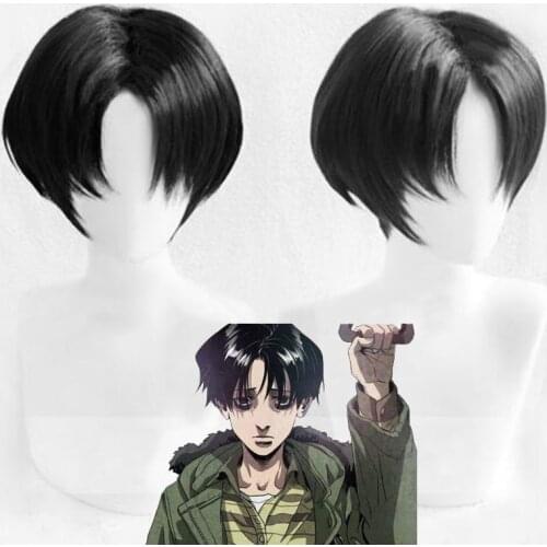 Killing Stalking Yoon Bum Yoonbum Short Black Heat Resistant Cosplay Costume Wig + Wig Cap