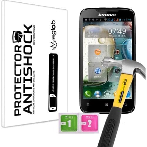 Protector de Pantalla Anti-Shock Anti-Golpe Anti-arañazos Compatible con Lenovo A390