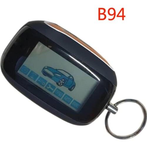 B94 LCD Remote Control Keychain for Russian Starline B94 Two Way Car Burglar Alarm System Key chain Fob