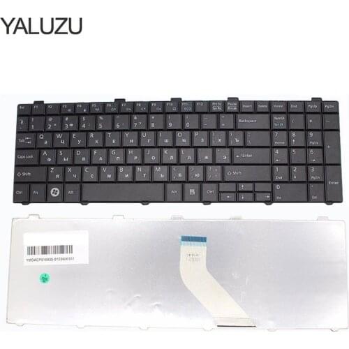 YALUZU Russian Keyboard for Fujitsu AEFH2000010 AEFH2000020 AEFH2000110 AEFH2000210 CP478133-02 CP515525-01 AH512 V126946CK1 RU