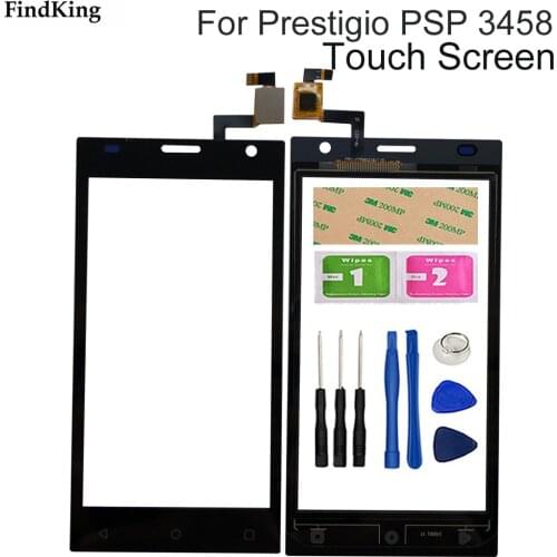 Mobile Touch Screen Glass For Prestigio Wize O3 PSP3458 PSP 3458 DUO Touch Screen Glass Digitizer Panel Sensor Tools Adhesive
