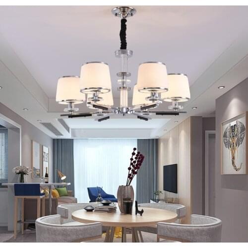 Chandelier Lighting Vintage LED Chandelier for Living Room Modern LED Chandeliers Indoor Lighting Fixture Hanging Lamp Design WF