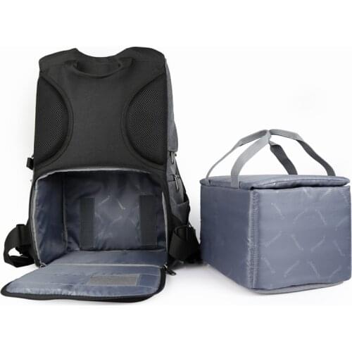 PROWELL Waterproof Digital Photo Padded Backpack Multi-functional Outdoor DSLR Camera Bag for Canon/Nikon/Sony