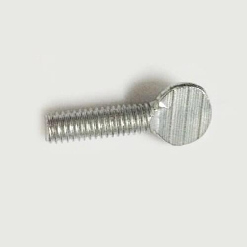 Wkooa Thumb Screw Steel Spade Head M10 Length 35 mm Right Hand Threads Metric