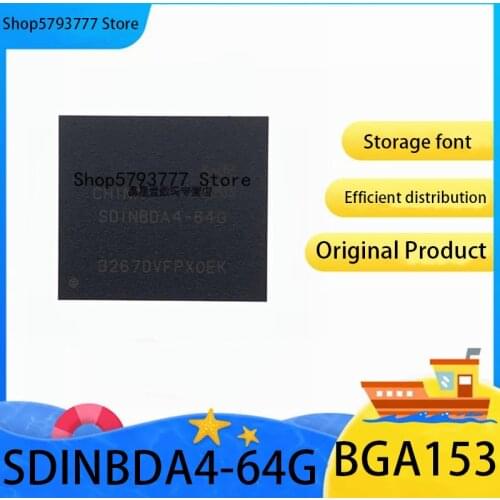 1PCS-10PCS Brand new original authentic SDINBDA4-64G BGA-153 SDINBDA4 BGA153 EMMC 5.1 64GB mobile phone memory chip