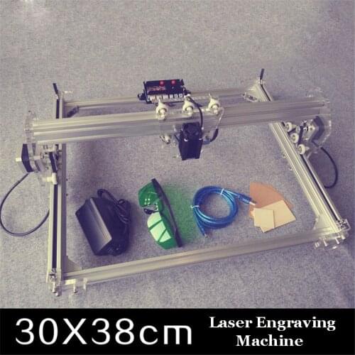 1PC 300MW toy level DIY laser engraving machine Working Area 30X40cm Laser Engraver