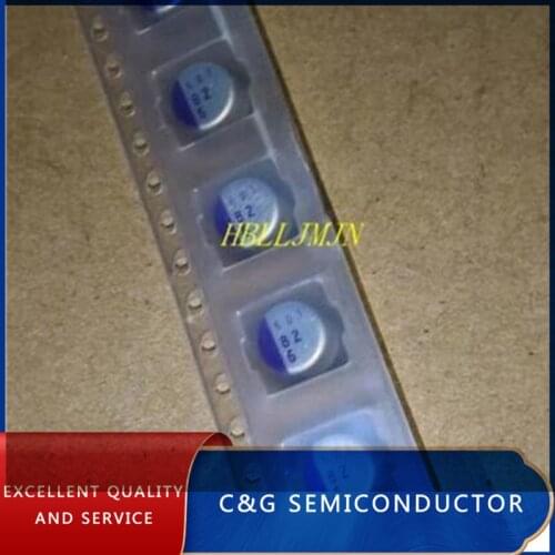 10pcs 6SVP82M 6.3V 82UF 6.3X6 SMD Solid electrolytic capacitor ZJ