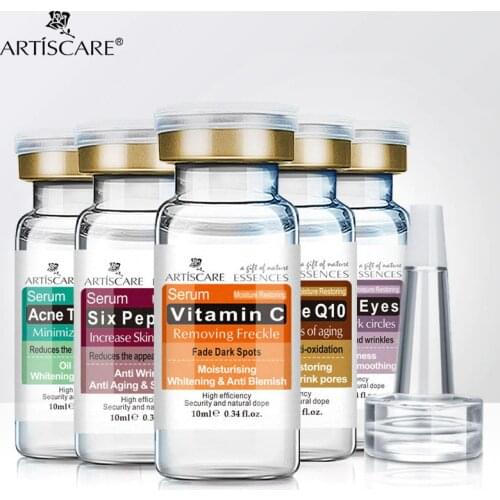 ARTISCARE Anti Aging Essence Serum Luxury SET Skin Care Acne Treatment Blackhead Whitening Moisturizing Anti Winkles Cream 5 PCS
