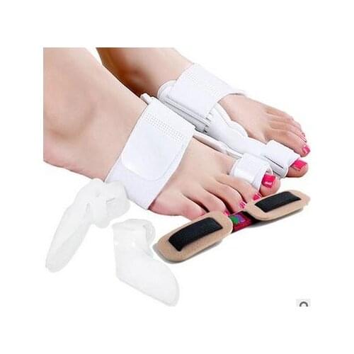 5 Pcs/lot Toe Splint Straightener Hallux Valgus Overlapping Corrector Bunion Aid Toe Big Toe Bone Training Elastic Traction Belt