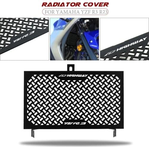 Motorcycle accessories Engine Radiator Bezel Grille Protector Grill Guard Cover For YAMAHA YZF R3 YZF-R3 YZFR3 2015-2020