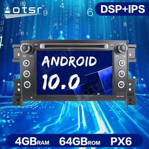 Android 10.0 4G+64GB Car Radio GPS Navigation Unit For Suzuki Grand Vitara 2005-2012 Car Multimedia Player Head Unit Auto Stereo