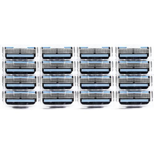 16pcs/pack Grade Brand Men Face Shaving Razor Blades Mache 3 Razor Blades For Men Standard For RU&Euro&US