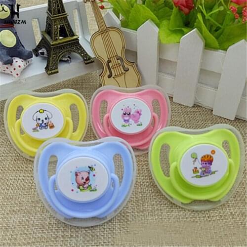Infant Pacifier Butterfly Round Pacifiers Newborn Child Soother Silicone For Baby