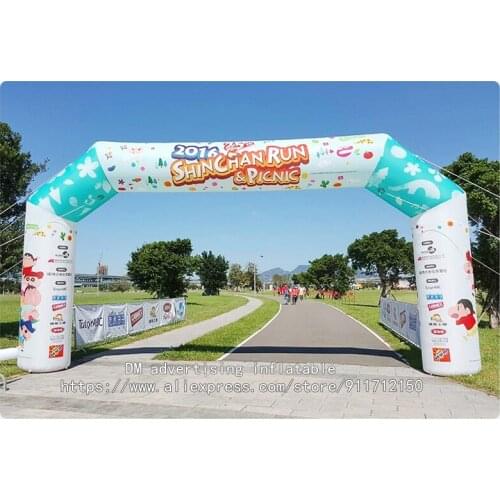 10M Giant Inflatable Arch balloon event with blower customized color Free Shipping