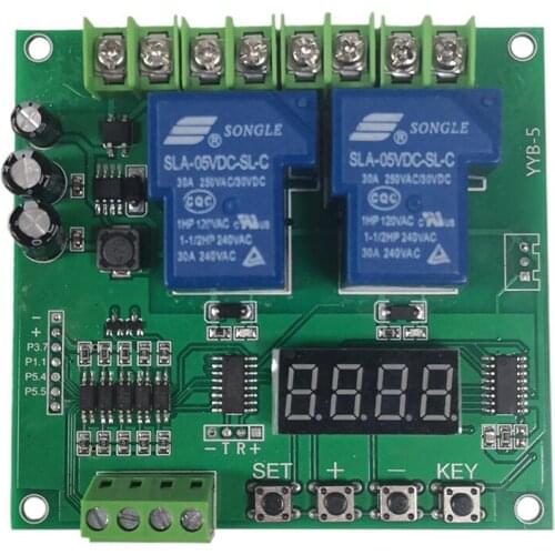 AC DC Motor Forward and Reverse Module 12v24v Circuit Board Solenoid Valve Pump Controller Dual-channel Relay