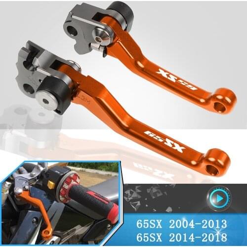 Motocross Clutch Brake Handle Levers Motorcycle Accessories For 65SX 65 SX 2004-2009 10 2011 2012 2013 2014 2015 2016 2017 2018