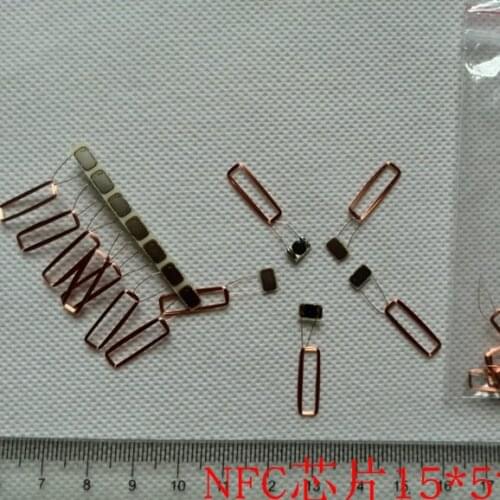 15*5*0.4mm 13.56MHz NFC Tag 213 COB and antenna IC tags 10pcs/Lot passive tag ISO14443A