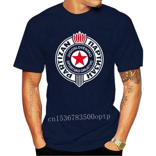 New PARTIZAN BELGRADE Mens Womens Casual T Shirt Custom TShirt