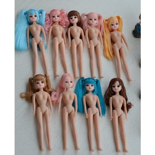 New arrival 2017 school Licca doll body with head girl toys with long hair