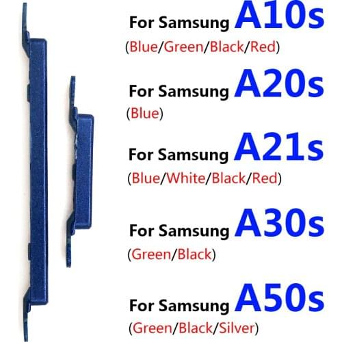 New Side Power Key + Volume Button For Samsung A10S A20S A21S A30S A50S Replacement Part Mobile phone accessories