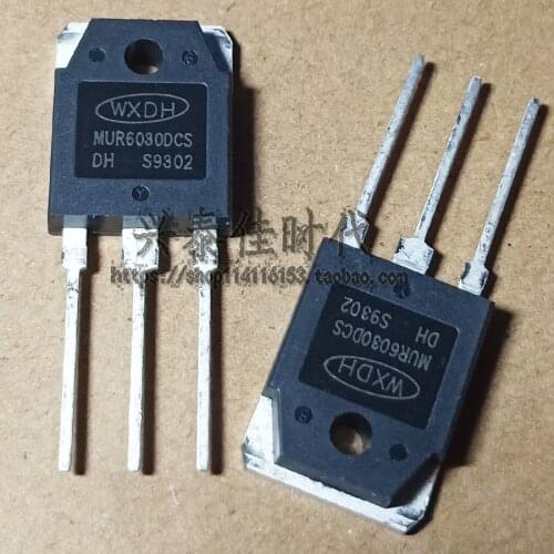 Original new 2pcs/ MUR6030DCS 60A300V